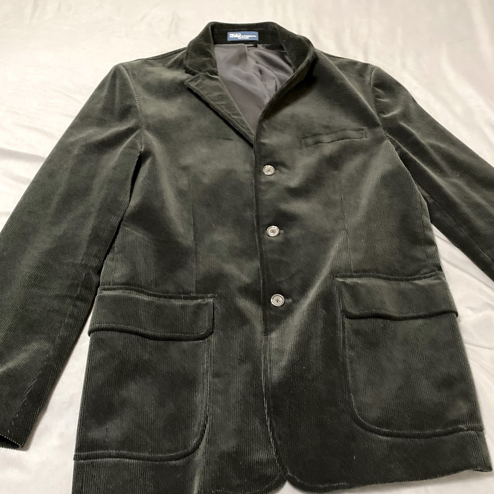 Polo Black Corduroy Sports Coat
